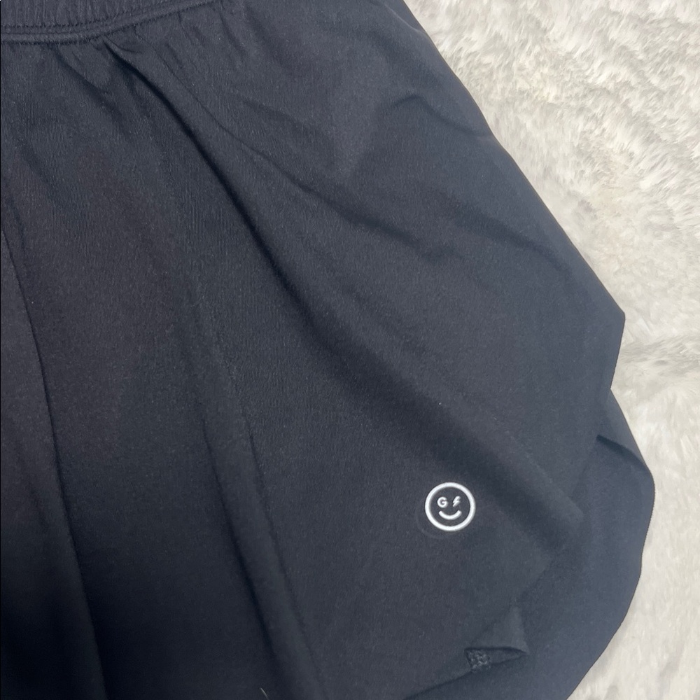 Gilly Hicks Black Women’s Athletic Layered Shorts - Picture 2 of 4